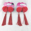 Wholesale of A3641 Festive Red hairball clips for children's wigs and hair accessories in Yiwu, 2 yuan details Picture
